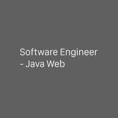 Software Engineer – Java Web